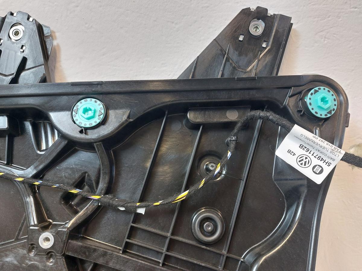 VW Golf 8 VIII CD Variant Fensterheber vorn rechts auf Grundplatte