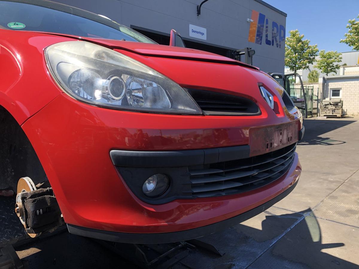 Renault Clio III original Stoßstange Fänger vorn/Front 727 Spanischrot Bj 2008
