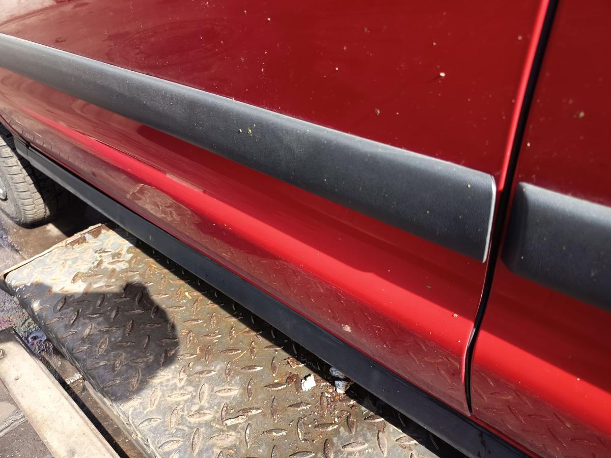 VW Sharan 7M original T&uuml;r vorn links Fahrer Rohbau K3A Paprikarot Bj 2005