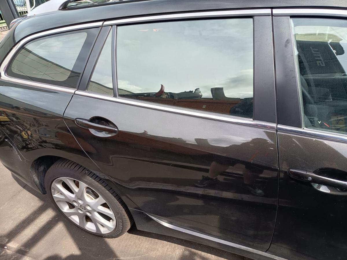 Mazda 6 GH Kombi original T&uuml;r hinten rechts 35N Sparkling Black Baujahr 2008