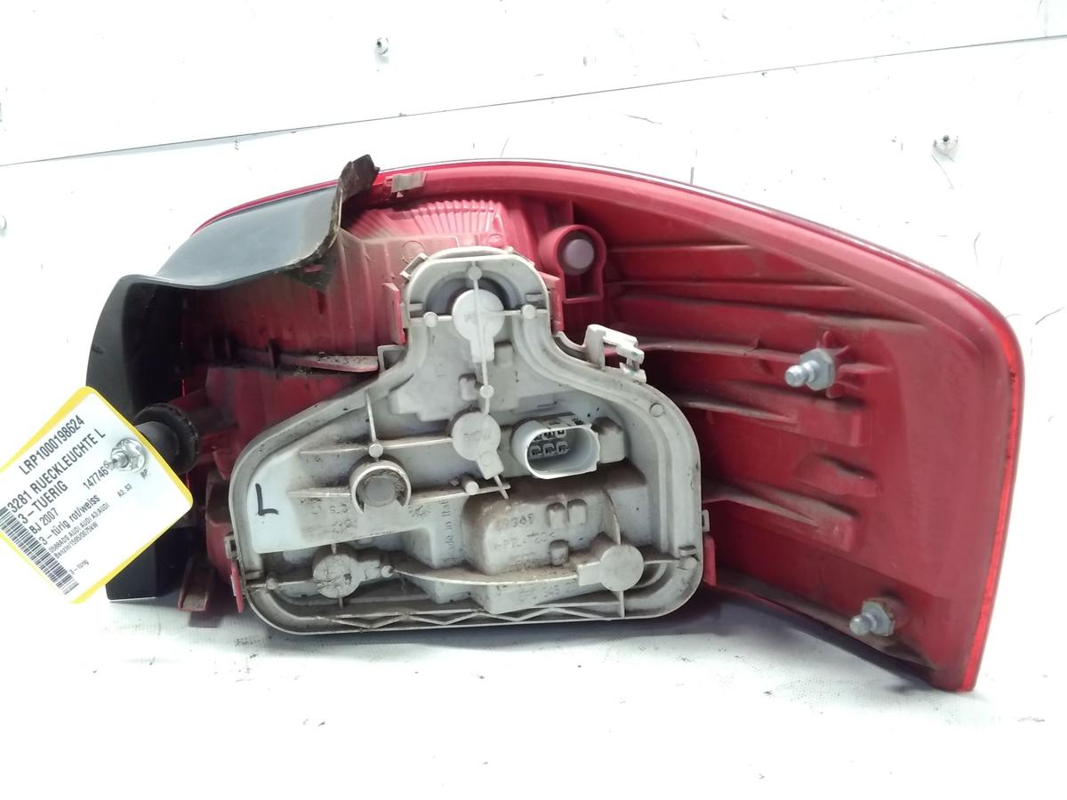Audi A3 8P original R&uuml;ckleuchte Heckleuchte links 3-t&uuml;rig BJ2007