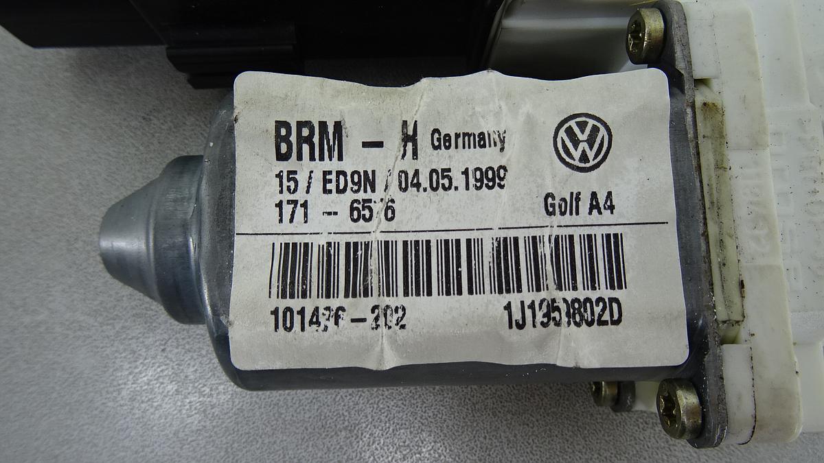 VW Golf IV Fensterhebermotor vorn rechts Bj1999 1J1959802D 9776101434203