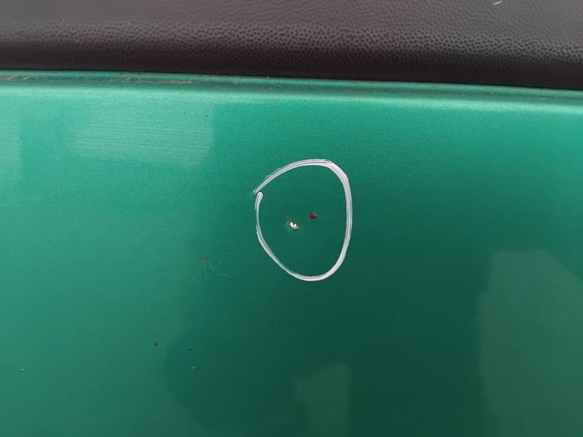 VW Golf 3 1H T&uuml;r vorn links Fahrert&uuml;r 3-t&uuml;rig LD6P fashiongr&uuml;nmetallic BJ1995