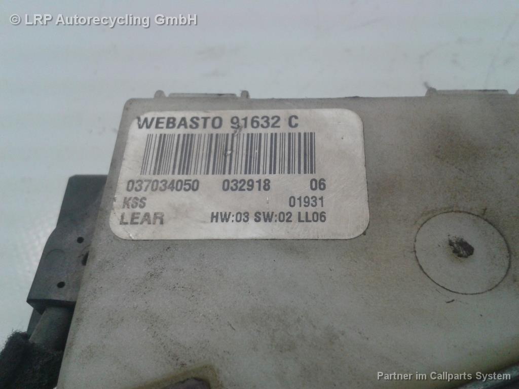 Skoda Fabia 6Y original Schiebedachmotor 91632C WEBASTO BJ2000