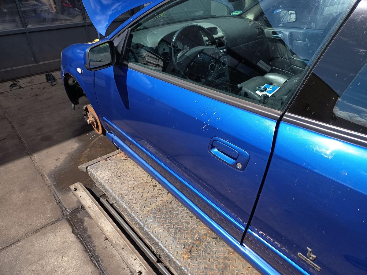 Opel Astra G Coupe original T&uuml;r links Fahrer 2KU Europablau Bj 2002