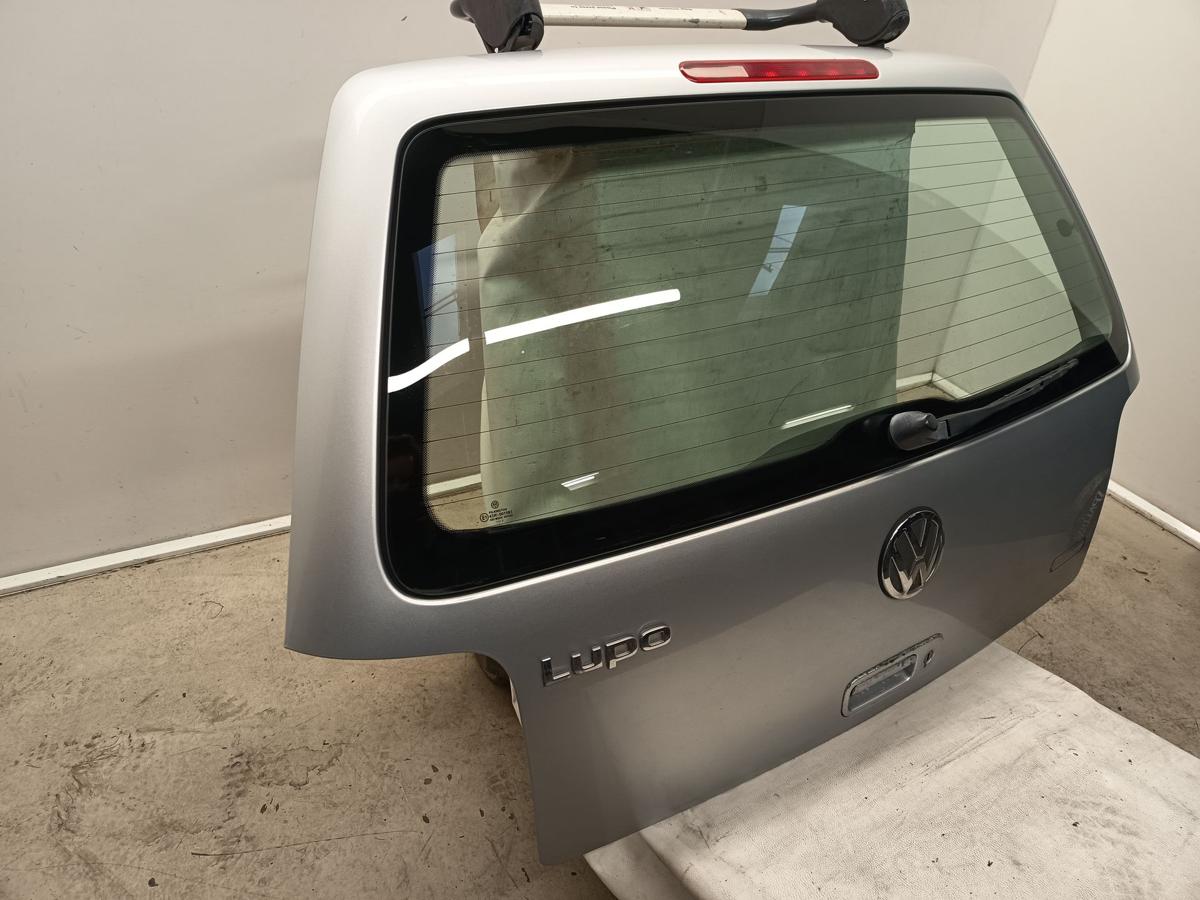 VW Lupo 6X Bj 2002 orig Heckklappe mit Scheibe Deckel hinten LA7W Reflexsilber