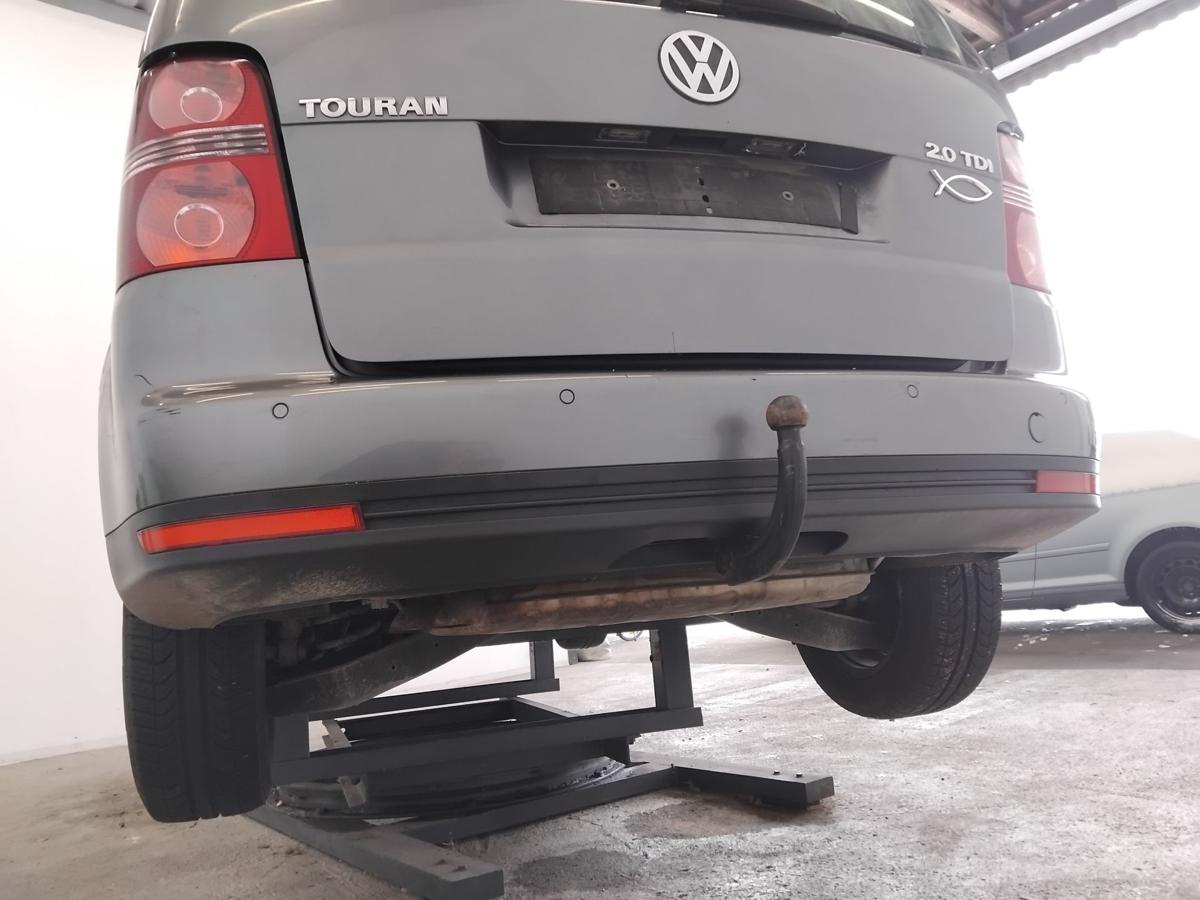 VW Touran 1T Facelift orig Sto&szlig;stange Sto&szlig;f&auml;nger hinten PDC BJ07 LD7X platingrau