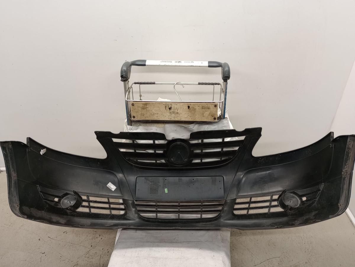 VW Fox orig Stoßstange vorn Stoßfänger Bj 2006 L041 Brillantschwarz