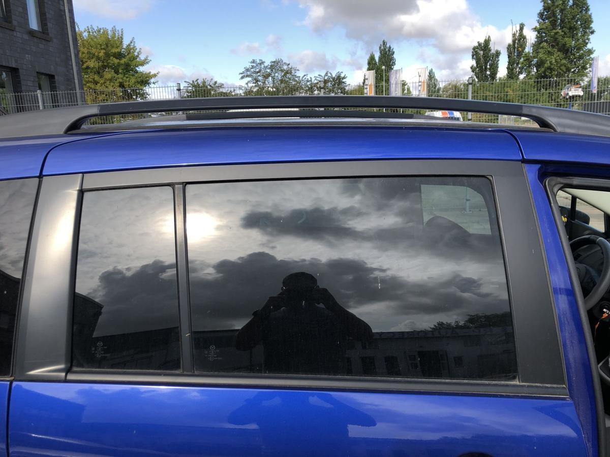 Mazda 5 CR ab 2008 Schiebetür hinten rechts Fondtür Tür Roh 34J Aurora Blue
