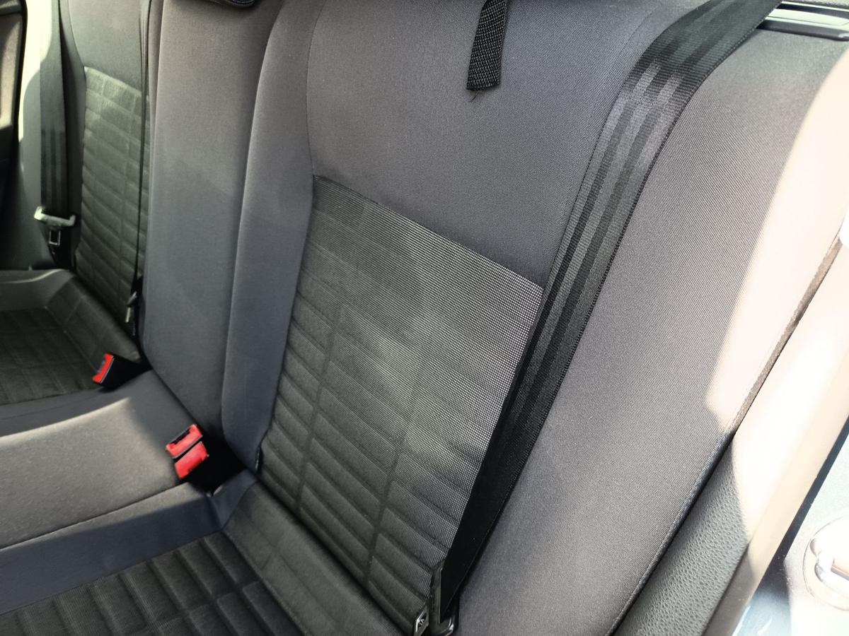 VW Polo 9N3 original R&uuml;cksitzbank komplett Stoff anthrazit geteilt Bj 2007