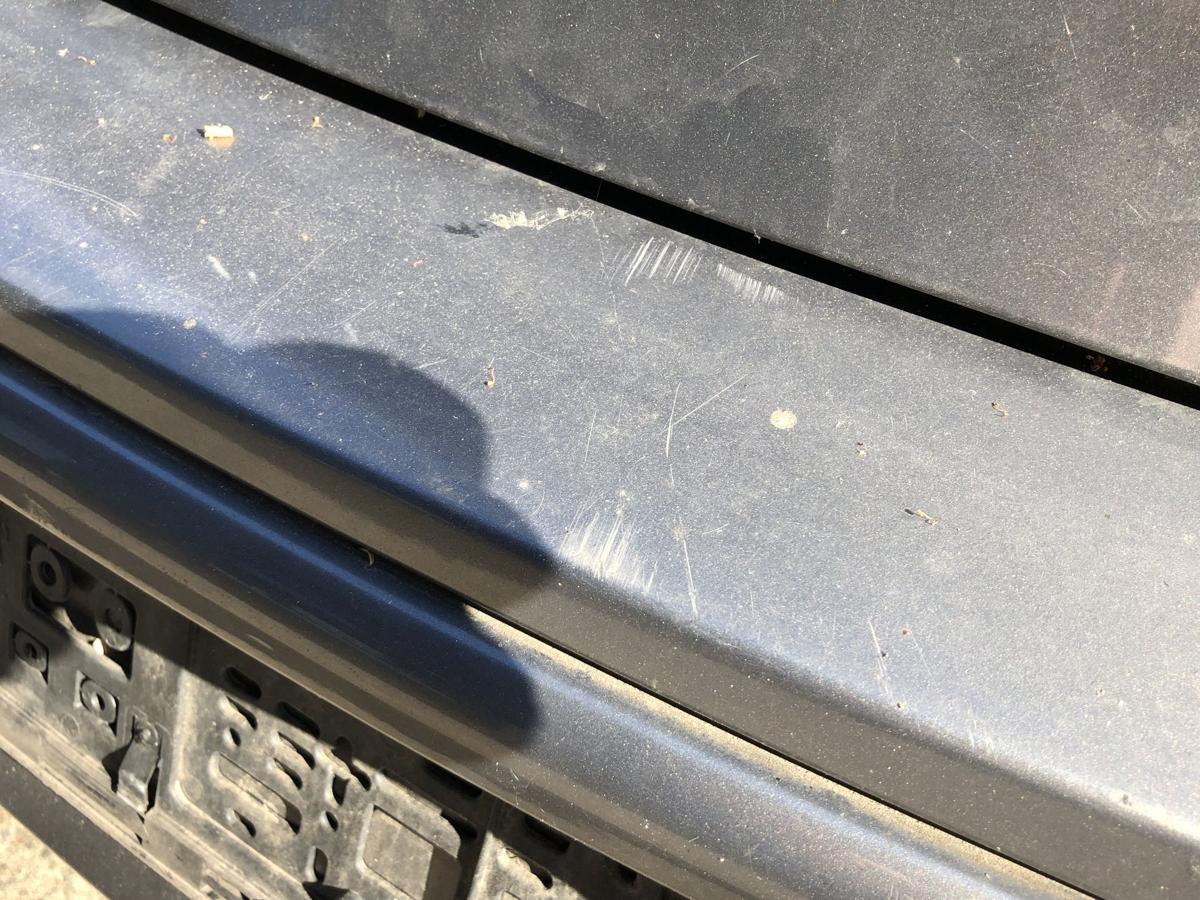 Seat Altea 5P Stoßfänger hinten Heckschürze mit PDC LS7U Sombagrau NICHT XXL
