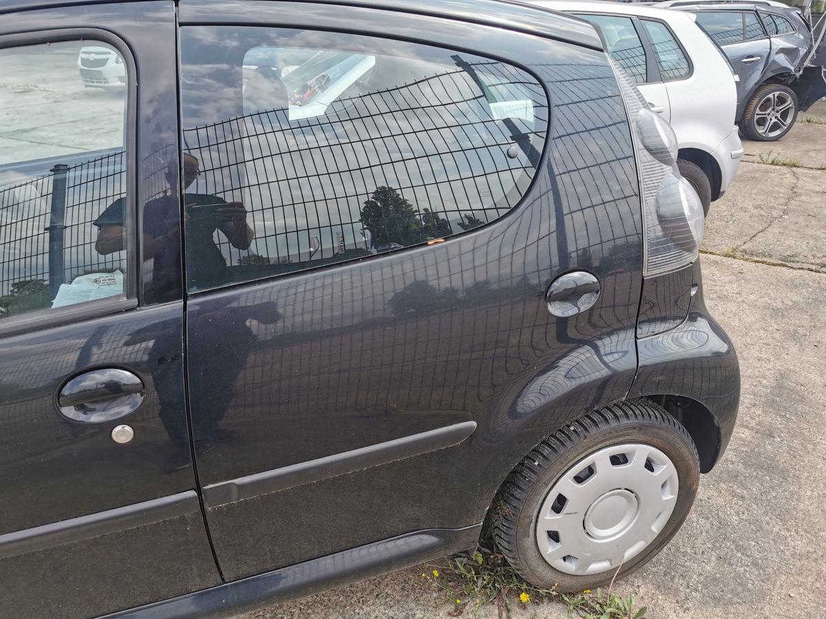 Citroen C1 P Tür Autotür Rohbautür Fondtür hinten links EXZ Schwarz Metallic