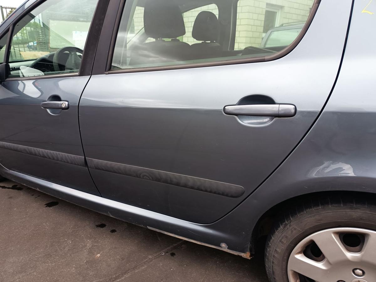 Peugeot 307 orig Tür hinten links 5türer EZW Eisengrau Bj 2005