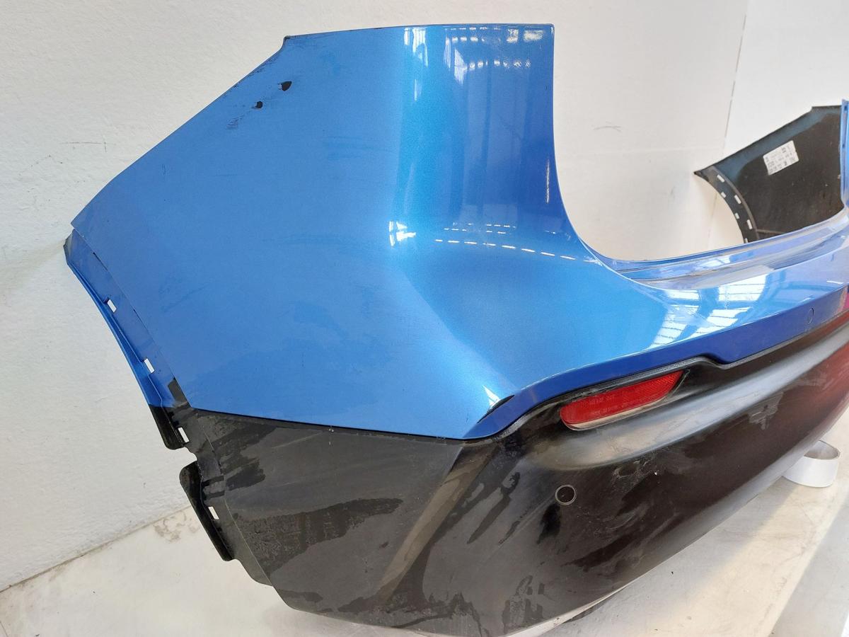 Nissan Qashqai J11 Stoßfänger hinten Heckschürze mit PDC RCA Caspian Blue Pearl