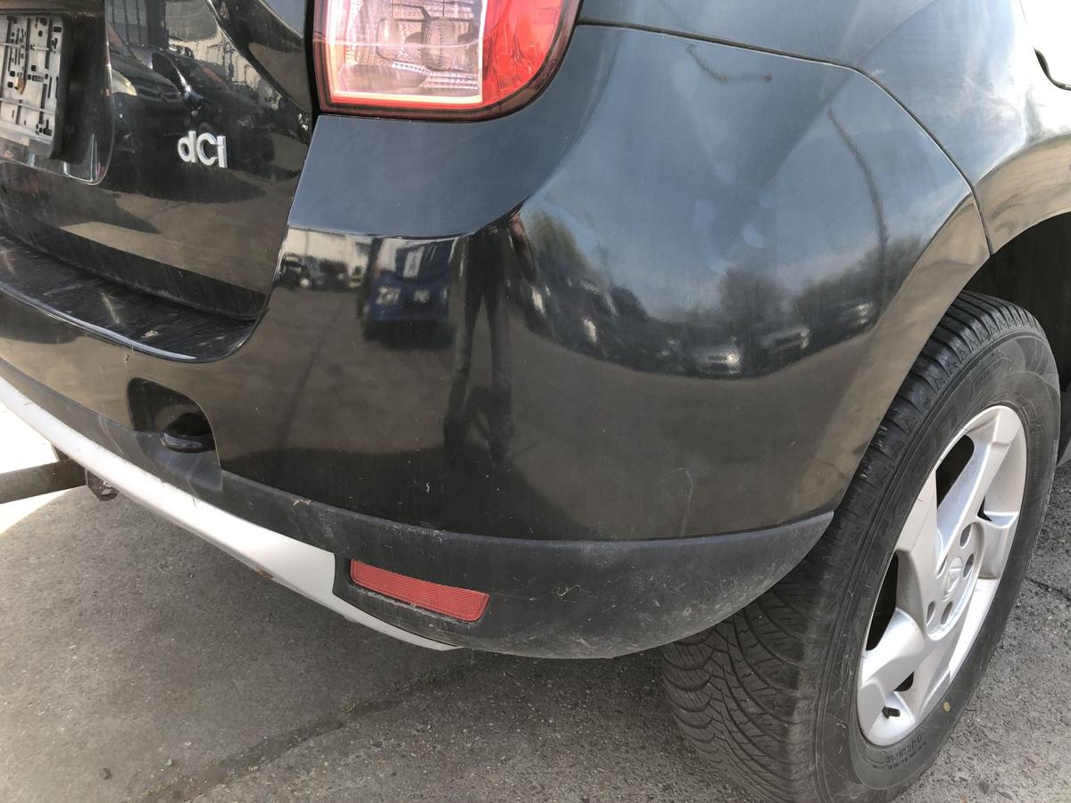 Dacia Duster 1 Typ HS Sto&szlig;f&auml;nger hinten Hecksch&uuml;rze NV676 Noir Nacre schwarz