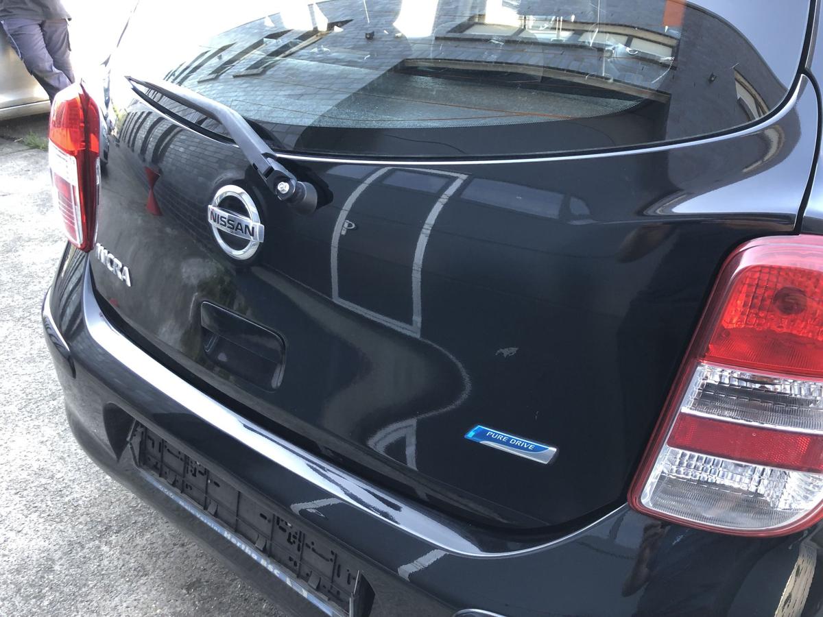 Nissan Micra K13 Heckklappe Kofferraumklappe Heckdeckel KH3 Super Black Klappe