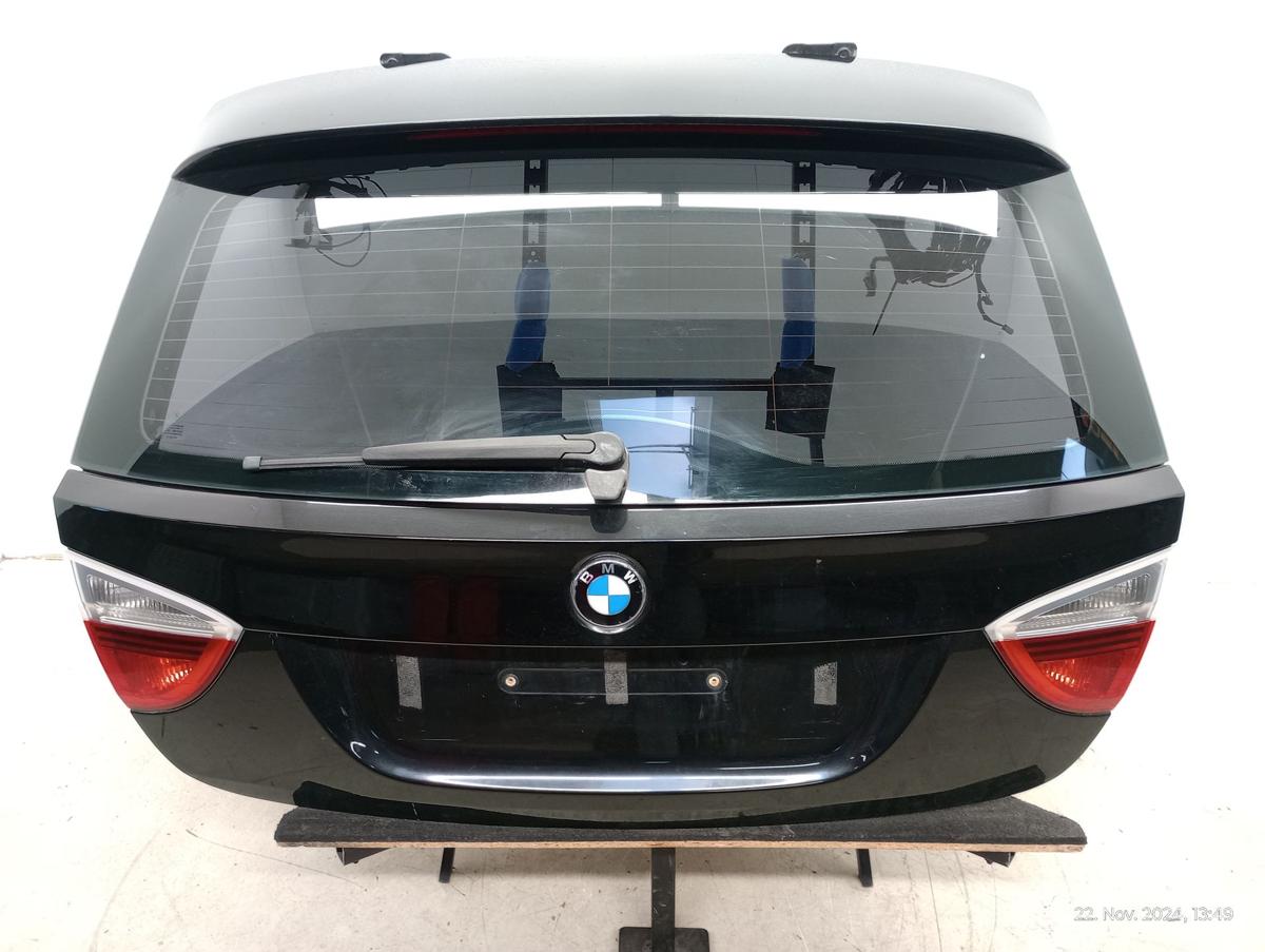 BMW 3er Touring E91 orig Heckklappe mit Scheibe klappbar 475 Schwarz Bj 2007