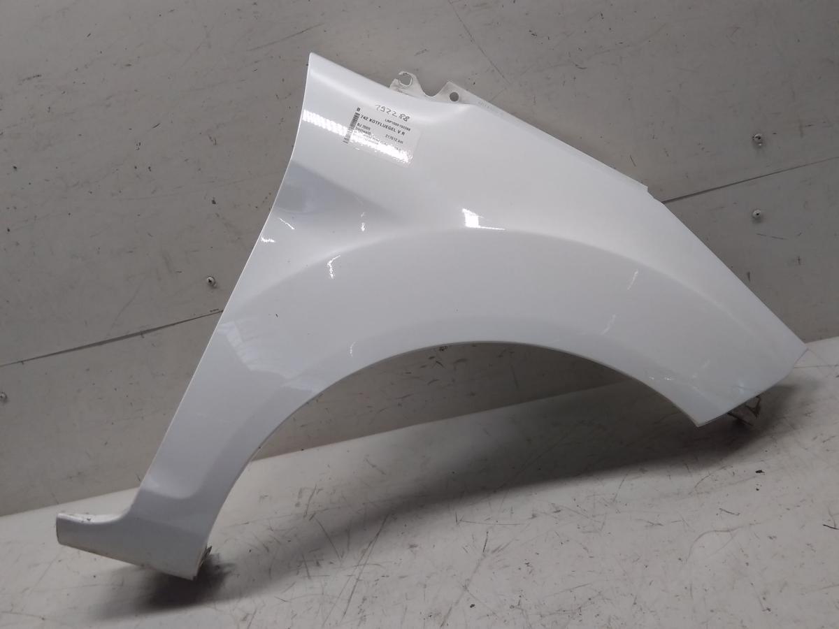 Ford Fiesta JA8 original Kotfl&uuml;gel vorn rechts frostwei&szlig; BJ2009
