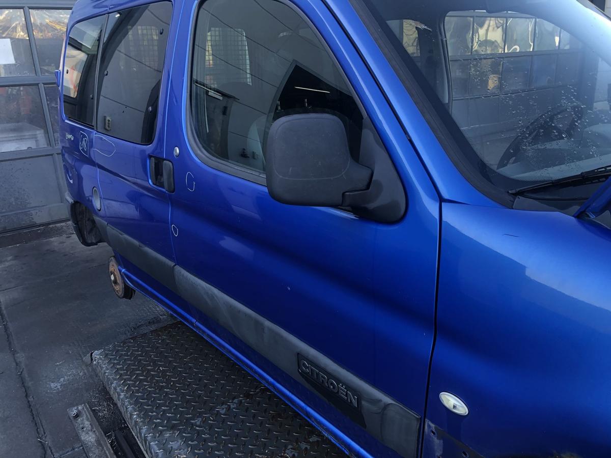 Citroen Berlingo I original Tür vorn rechts Beifahrer KMH Königsblau Bj 2006