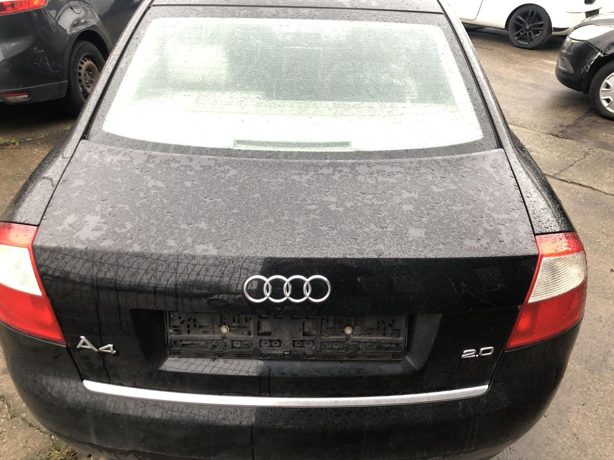 Audi A4 8E B6 Limo Heckklappe Kofferraumklappe LZ9W Deckel Kofferraum Rohbau