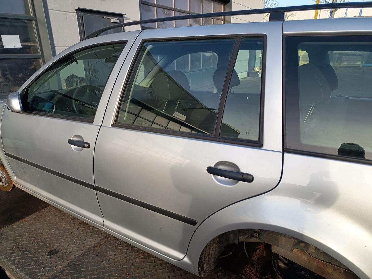 VW Golf IV Kombi original T&uuml;r hinten links LA7W Silber Baujahr 2003