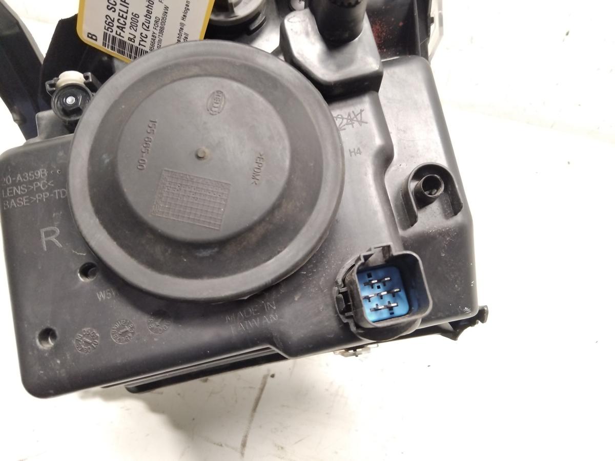 Ford Fusion Faceliftmodell Scheinwerfer rechts TYC Halogen mit LWR BJ2006