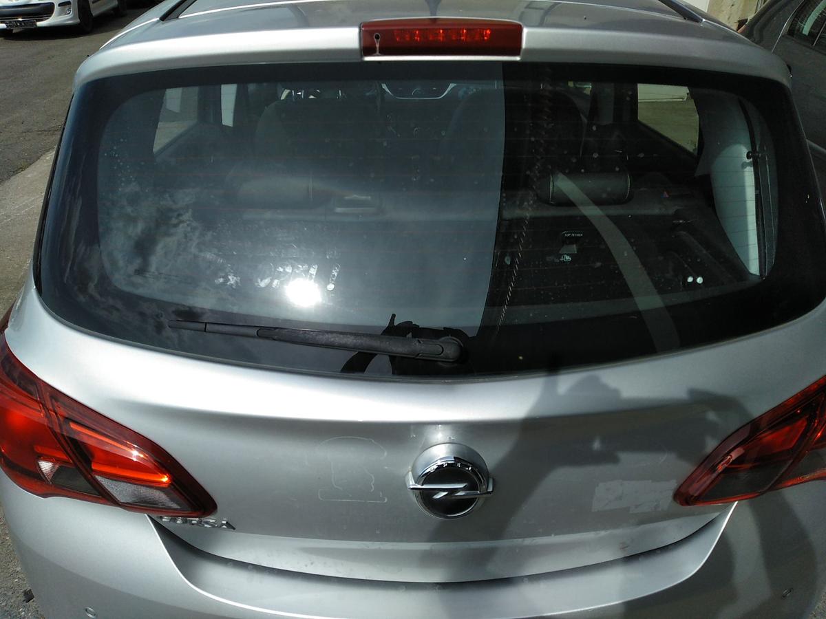 Opel Corsa E Heckklappe 5-Türer argonsilbermetallic Z176 mit Scheibe Bj.2015