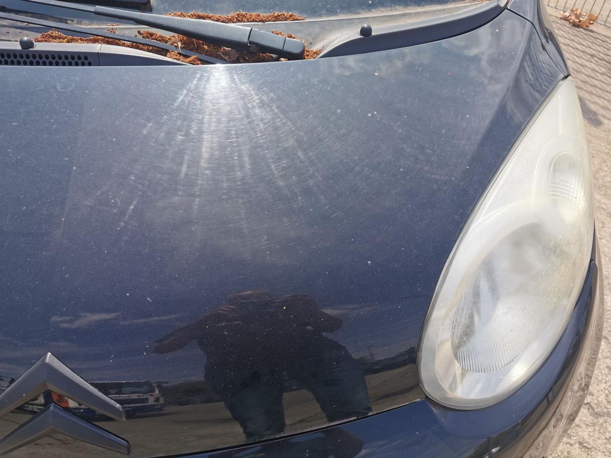 Citroen C1 P Motorhaube Haube Klappe Deckel Bonnet vorn EXZ Schwarz Metallic