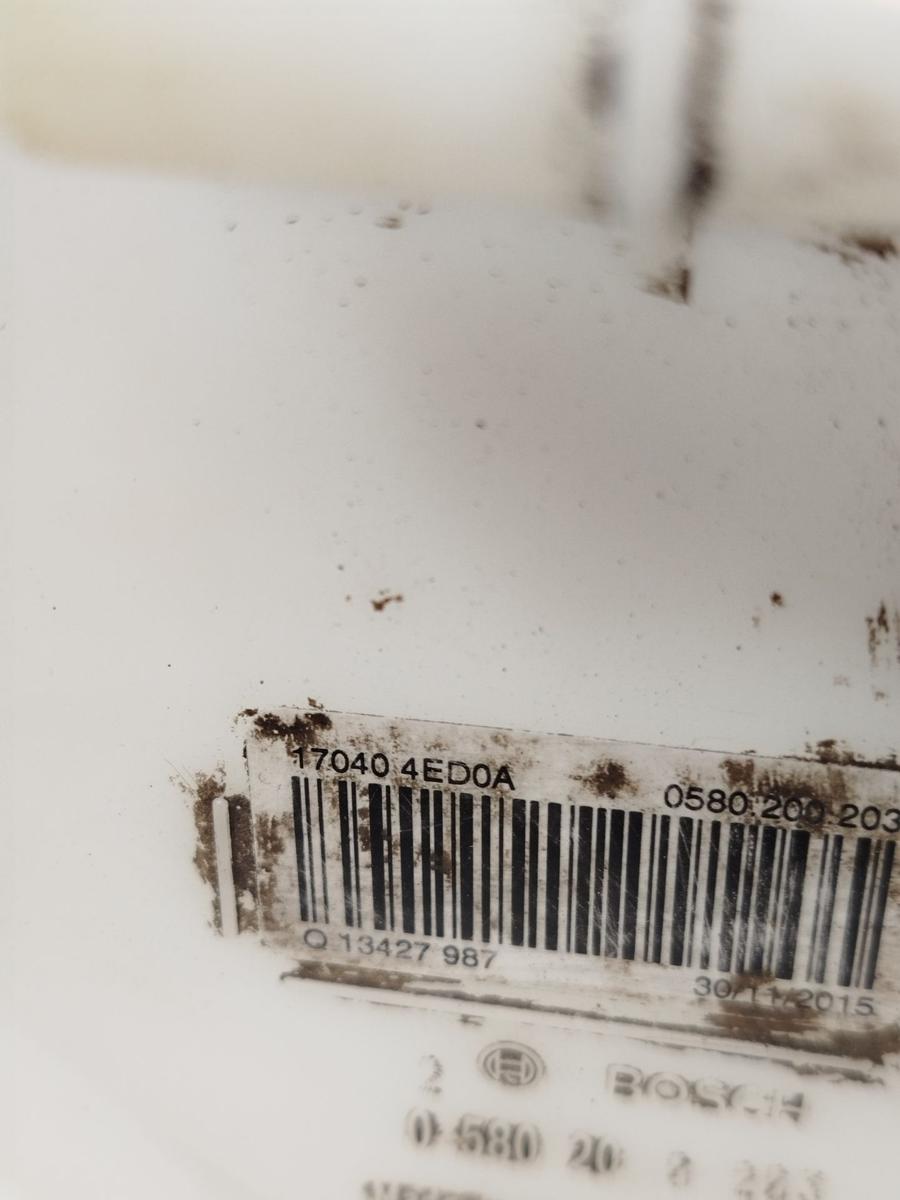 Nissan Qashqai J11 Kraftstoffpumpe Benzinpumpe 1.2 85kw Bosch 0580200283