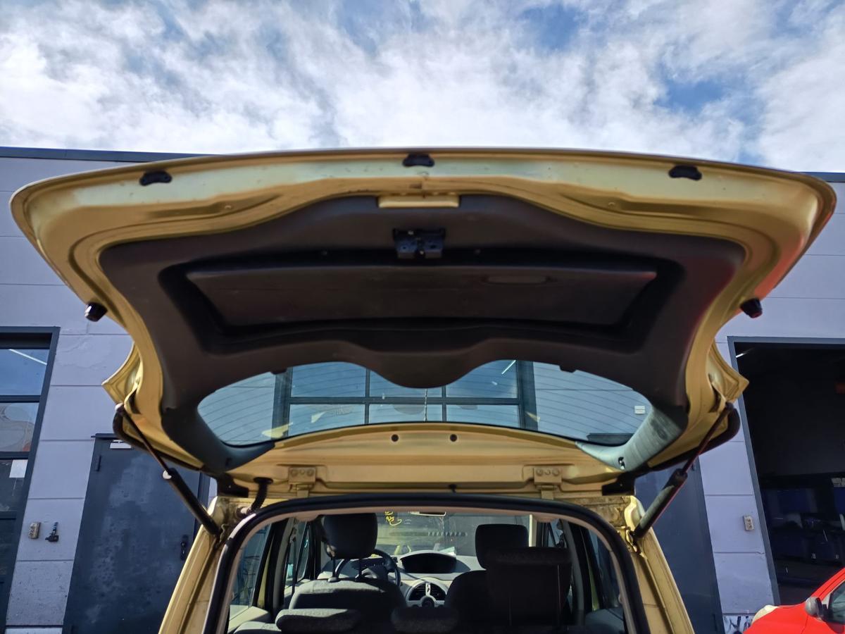 Renault Modus original Heckklappe mit Scheibe TED99 Gr&uuml;n vor Facelift Bj 2005