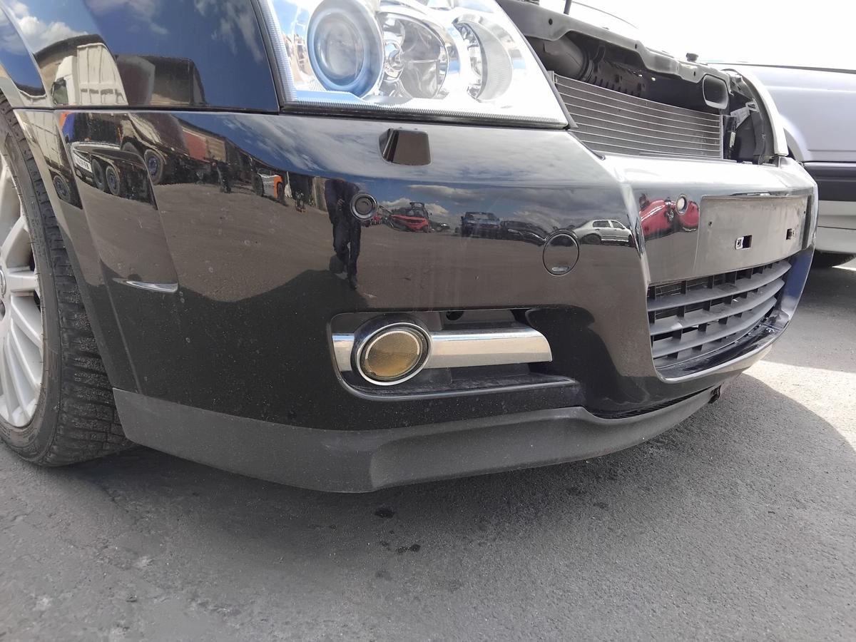 Opel Signum orig Sto&szlig;stange Stossf&auml;nger vorn mit SRA PDC BJ2005 Mangel Z20R schwarz