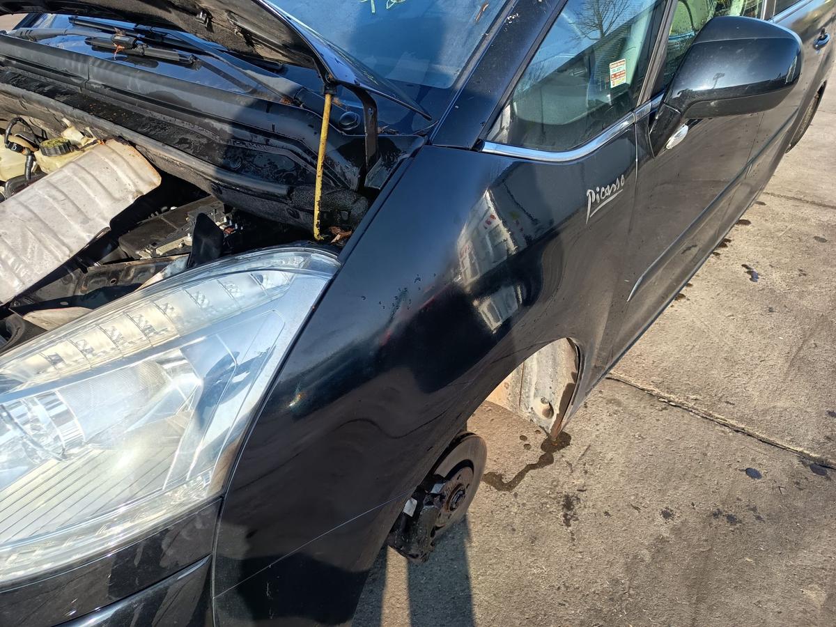 Citroen C4 Picasso original Kotfl&uuml;gel links Seitenteil EXY Onyxschwarz Bj 2010