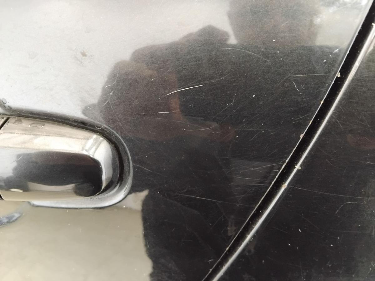 Toyota Auris E15 Tür hinten links BJ2008 5-türig 209 Night Sky Black Perleffekt