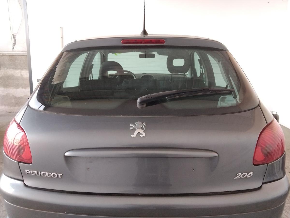 Peugeot 206 Heckklappe thoriumgrau KTH mit Scheibe Facelift BJ2008 Fließheck