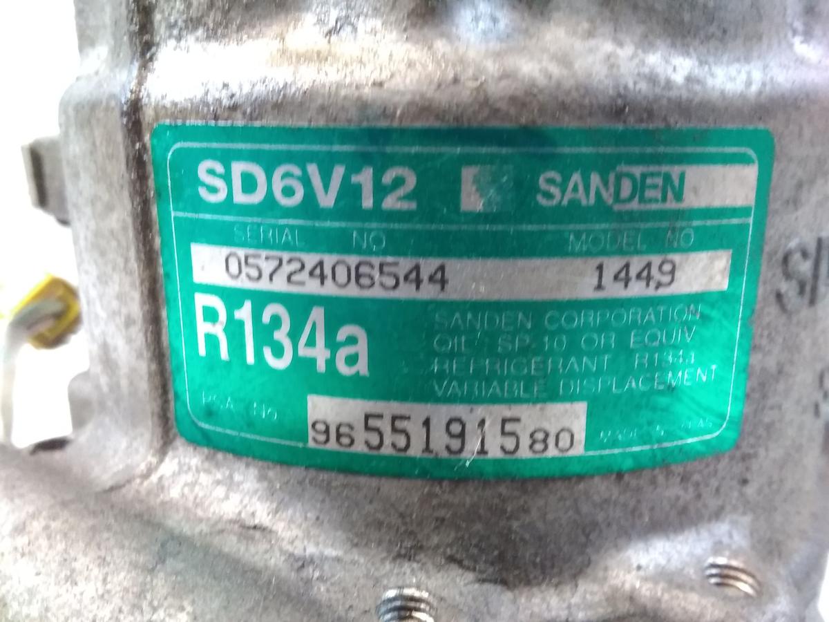 Peugeot 206 original Klimakompressor 1.4 55kw Sanden BJ2005 9655191580
