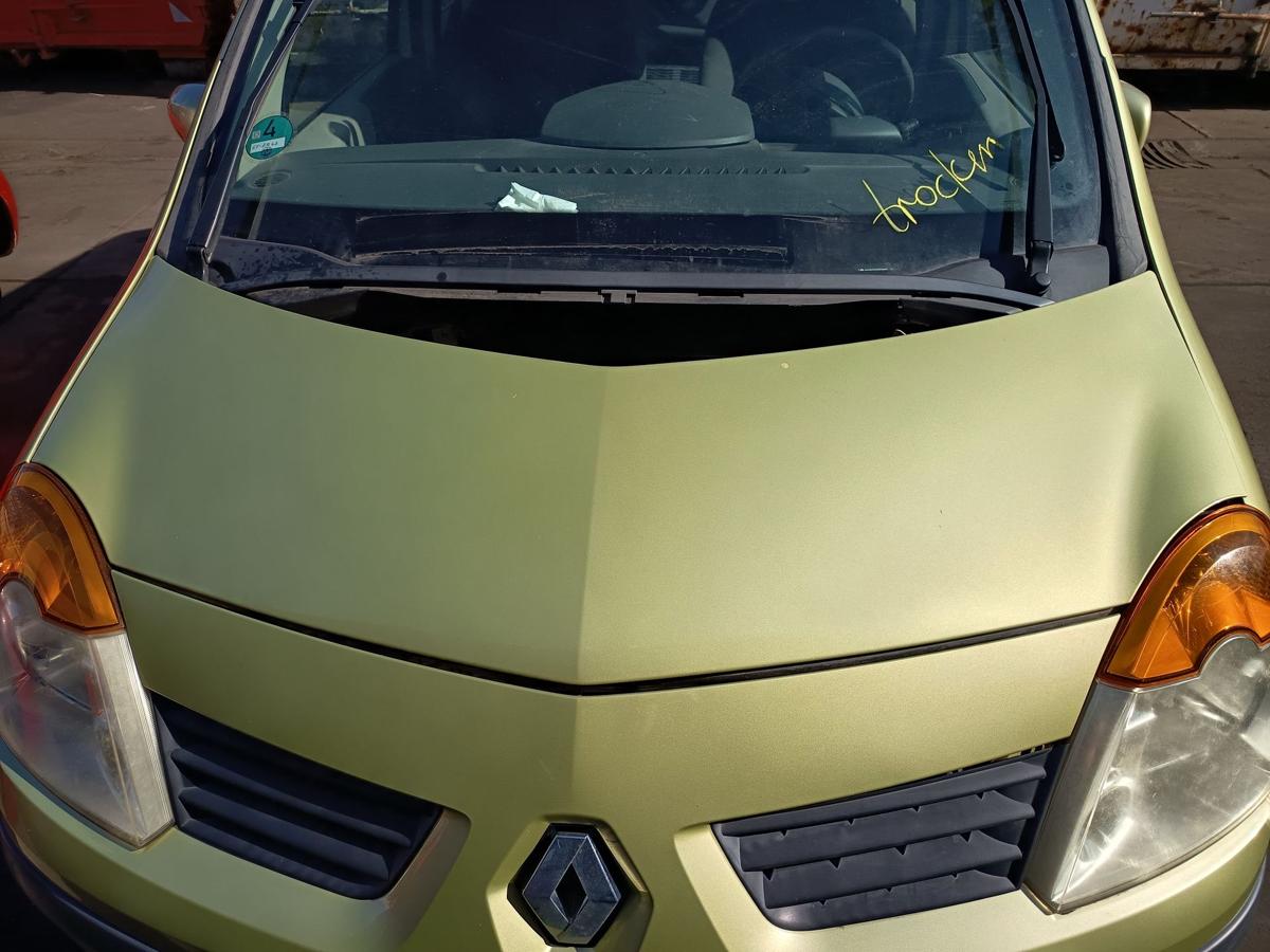 Renault Modus original Motorhaube Deckel vorne TED99 Gr&uuml;n vor Facelift Bj 2005