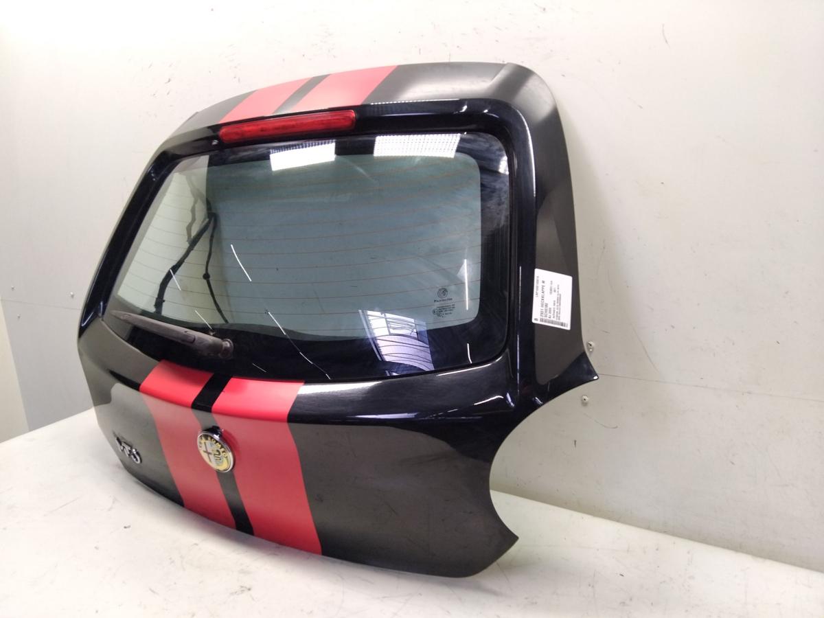 Alfa Romeo Mito 955 3-türig Heckklappe schwarz nero 601 inkl.Heckscheibe BJ2009