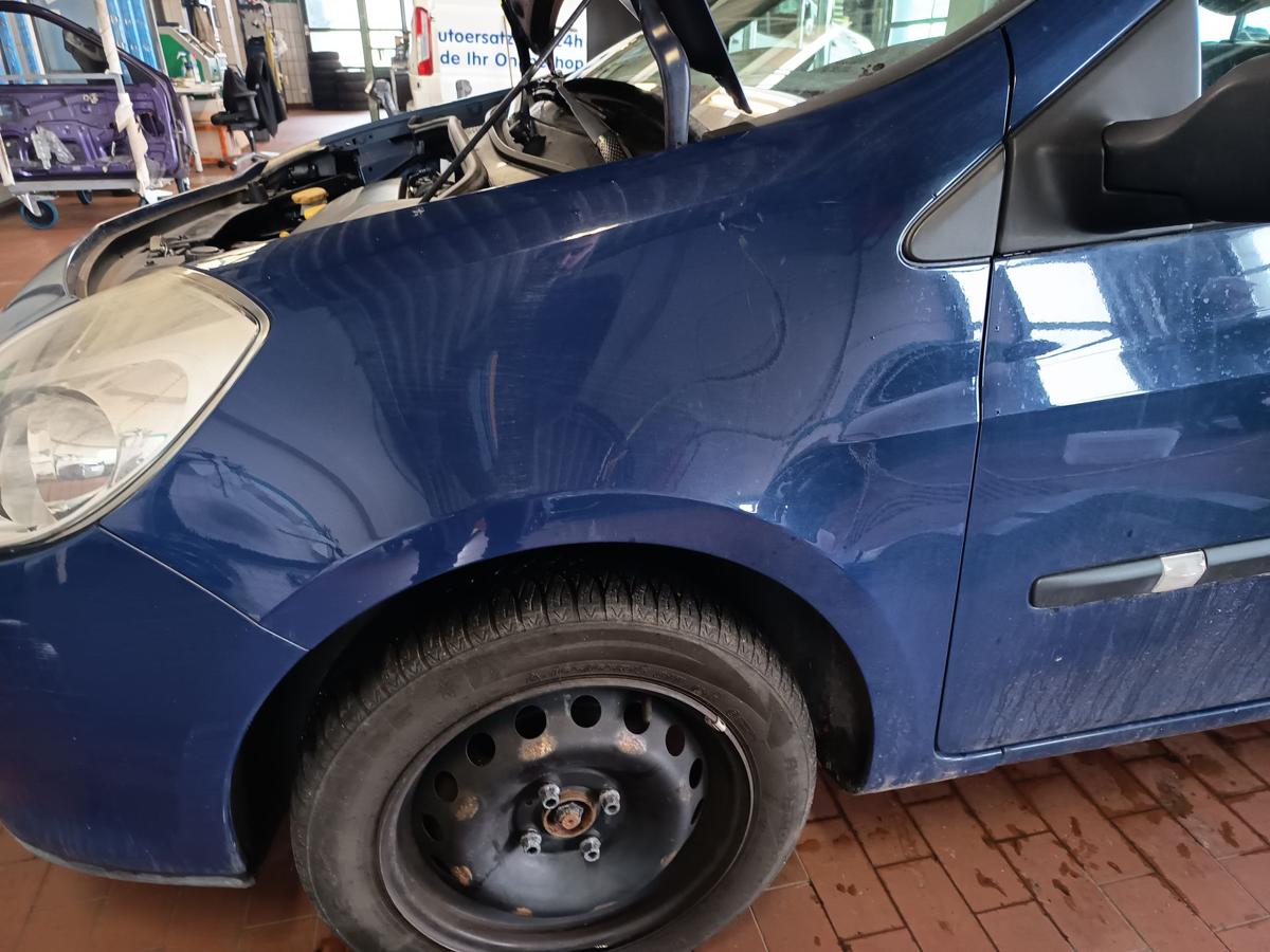 Renault Clio III orig Kotfl&uuml;gel links OV460 K&ouml;nigsblau/ vor Facelift bis 05/2009