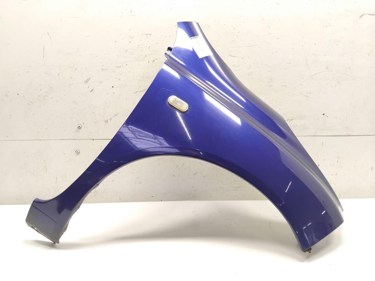 Nissan Micra K12 original Kotfl&uuml;gel vorn rechts BW6 Dark Blue Metallic BJ2003
