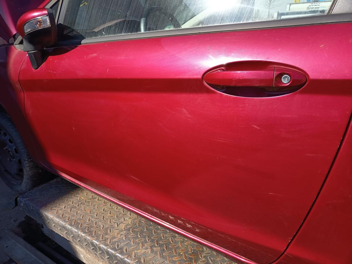Ford Fiesta MK7 original T&uuml;r links Hot Magenta vor Facelift Baujahr 2009