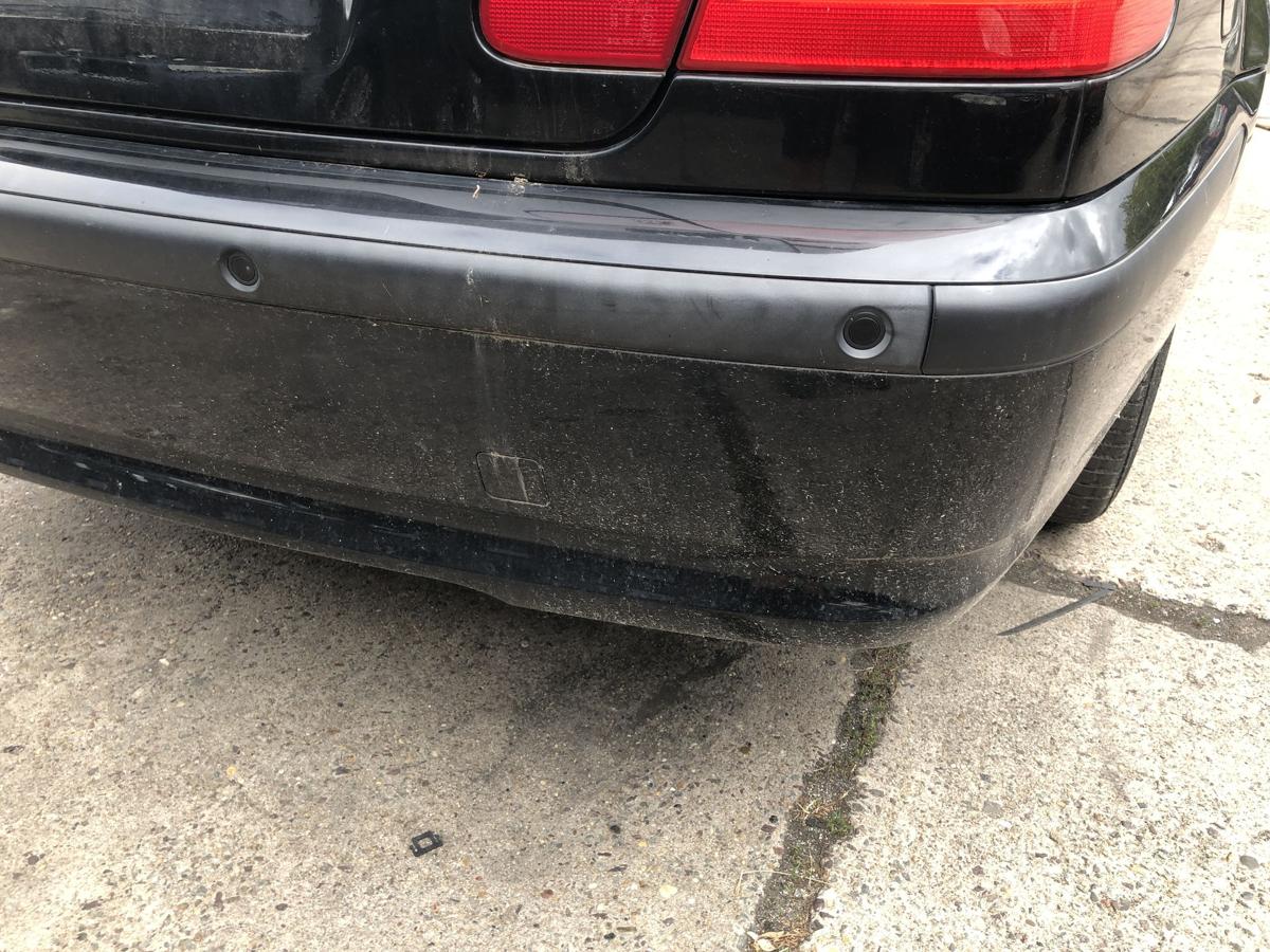 BMW 3er E46 Facelift Sto&szlig;f&auml;nger hinten Hecksch&uuml;rze Limo PDC 475/9 Black Saphir