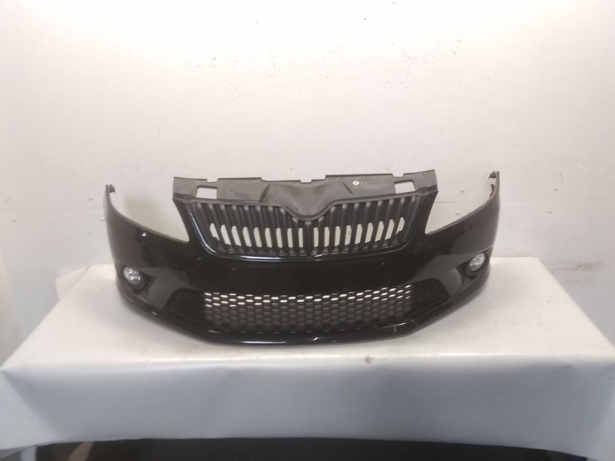 Skoda Fabia 2 RS Facelift Stoßfänger Stoßstange vorn Blackmagic LF9R BJ2014