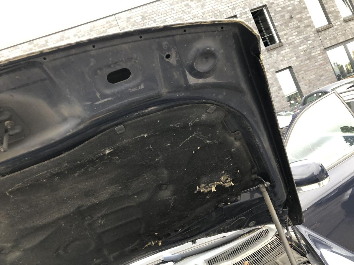 VW Touareg 7L Motorhaube Haube Klappe Deckel vorn Alu LA5G Perlblau 02-06
