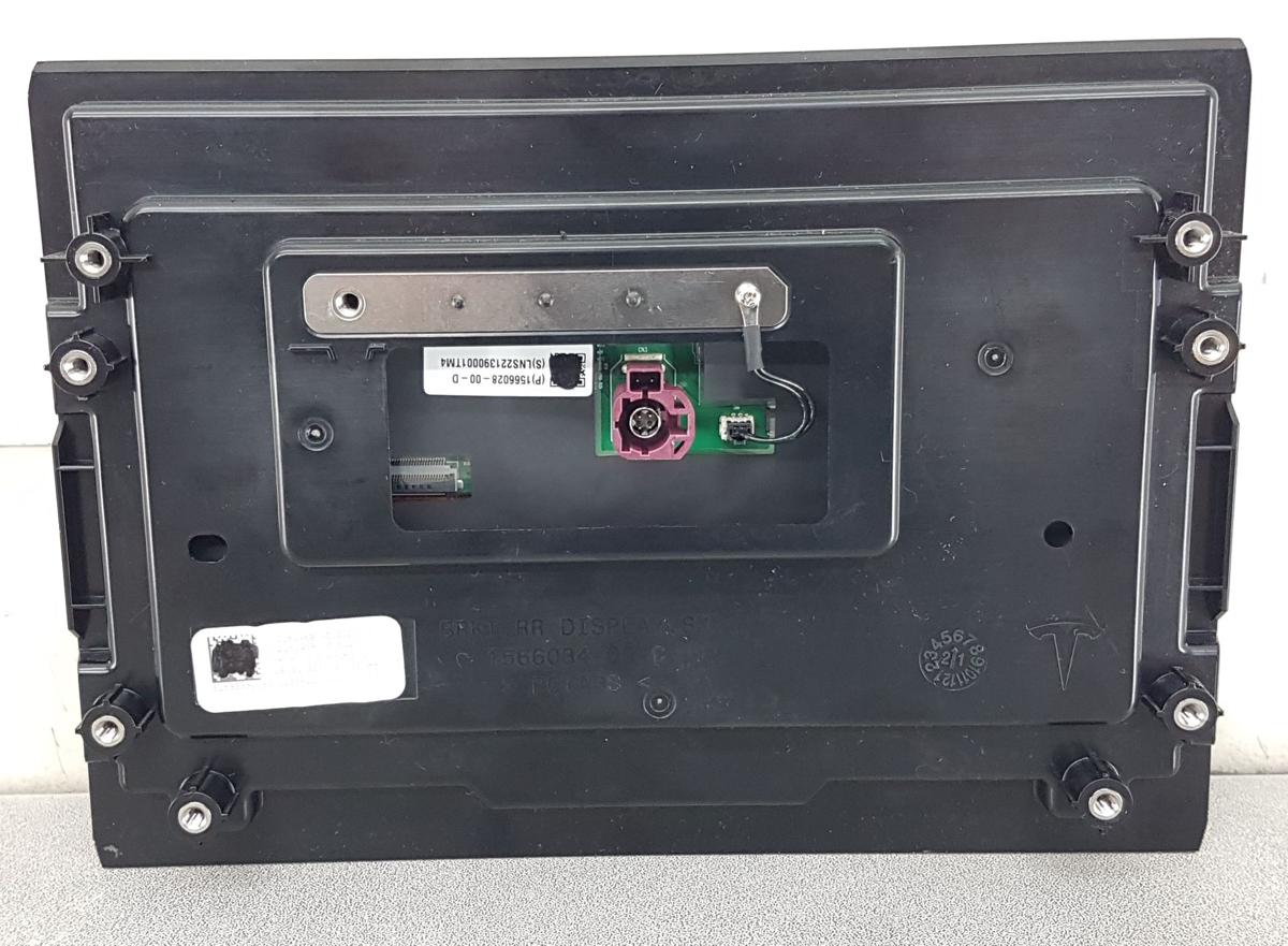Tesla Model X Display Monitor hinten Bj2022 1566028-00-D Touchscreen Bildschirm