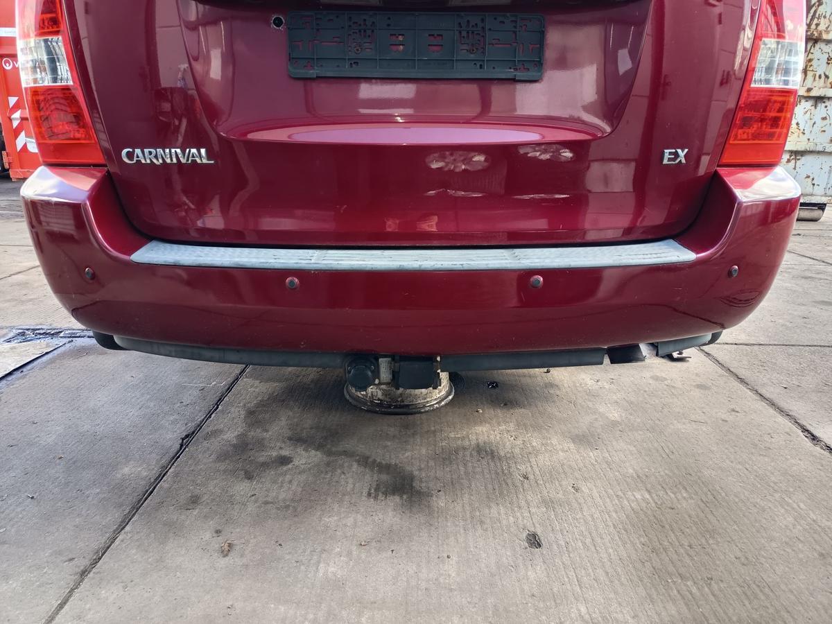 Kia Carnival III original Sto&szlig;stange hinten PDC R9 Rubinrot Bj 2006