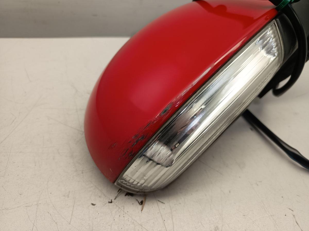 VW Golf V orig Au&szlig;enspiegel rechts Beifahrer elektrisch LY3D Tornadorot Bj 2004