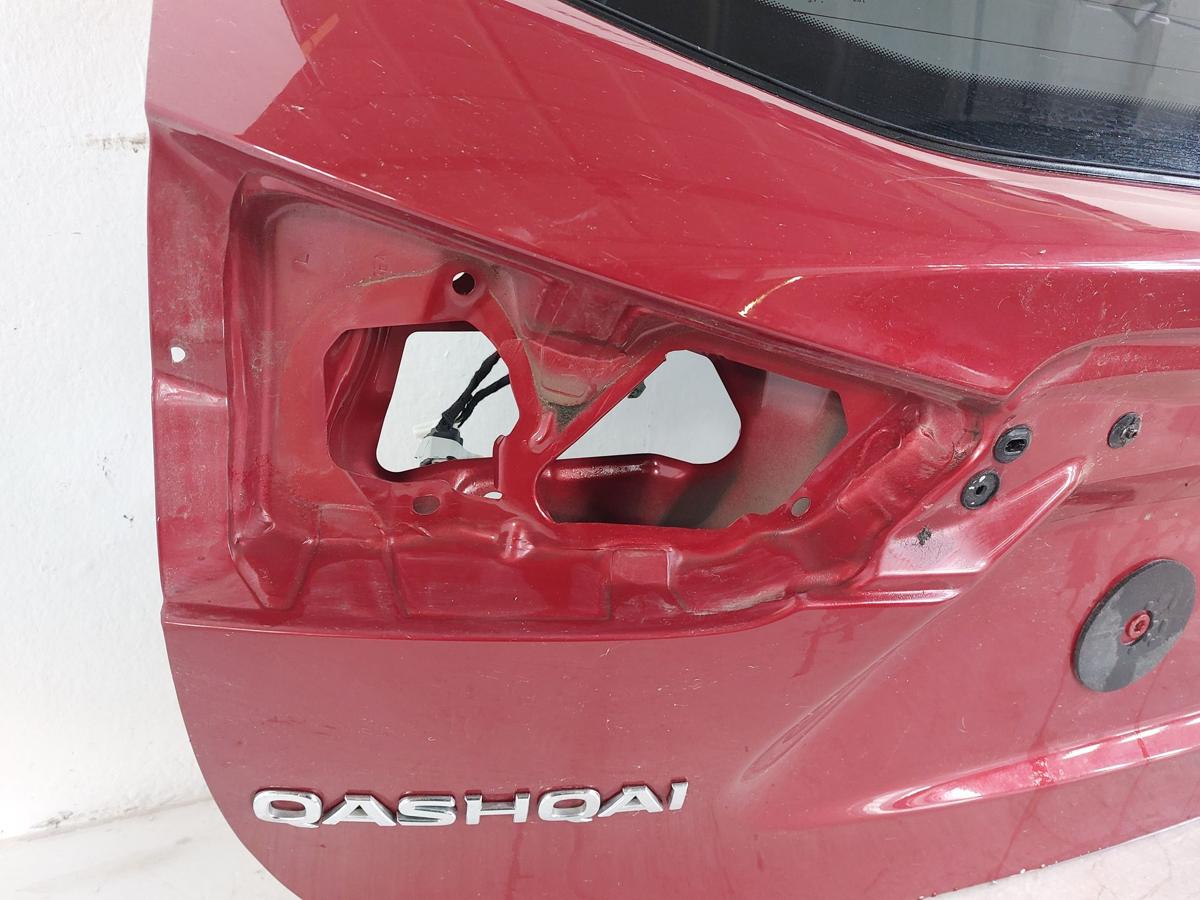 Nissan Qashqai J11 Heckklappe mit Heckscheibe im Rohbau NAJ Magnetic Red
