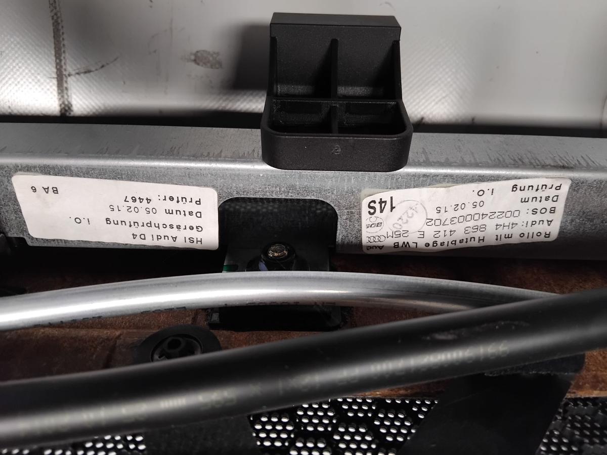 Audi A8 D4 4H orig Sonnenschutzrollo hinten elektrisch soul 4H4863412E BJ2015