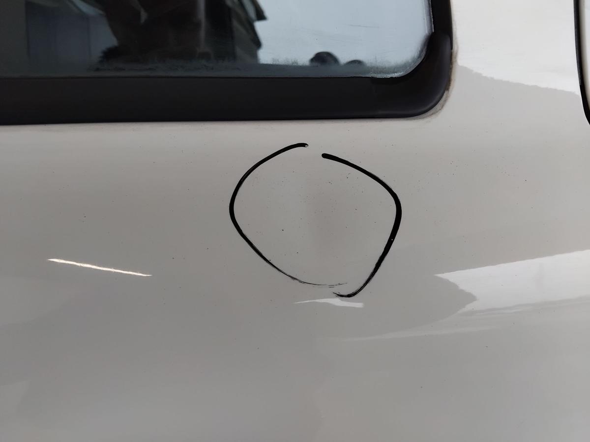 Volvo V70 II Kombi T&uuml;r hinten rechts weiss White Solid BJ2002