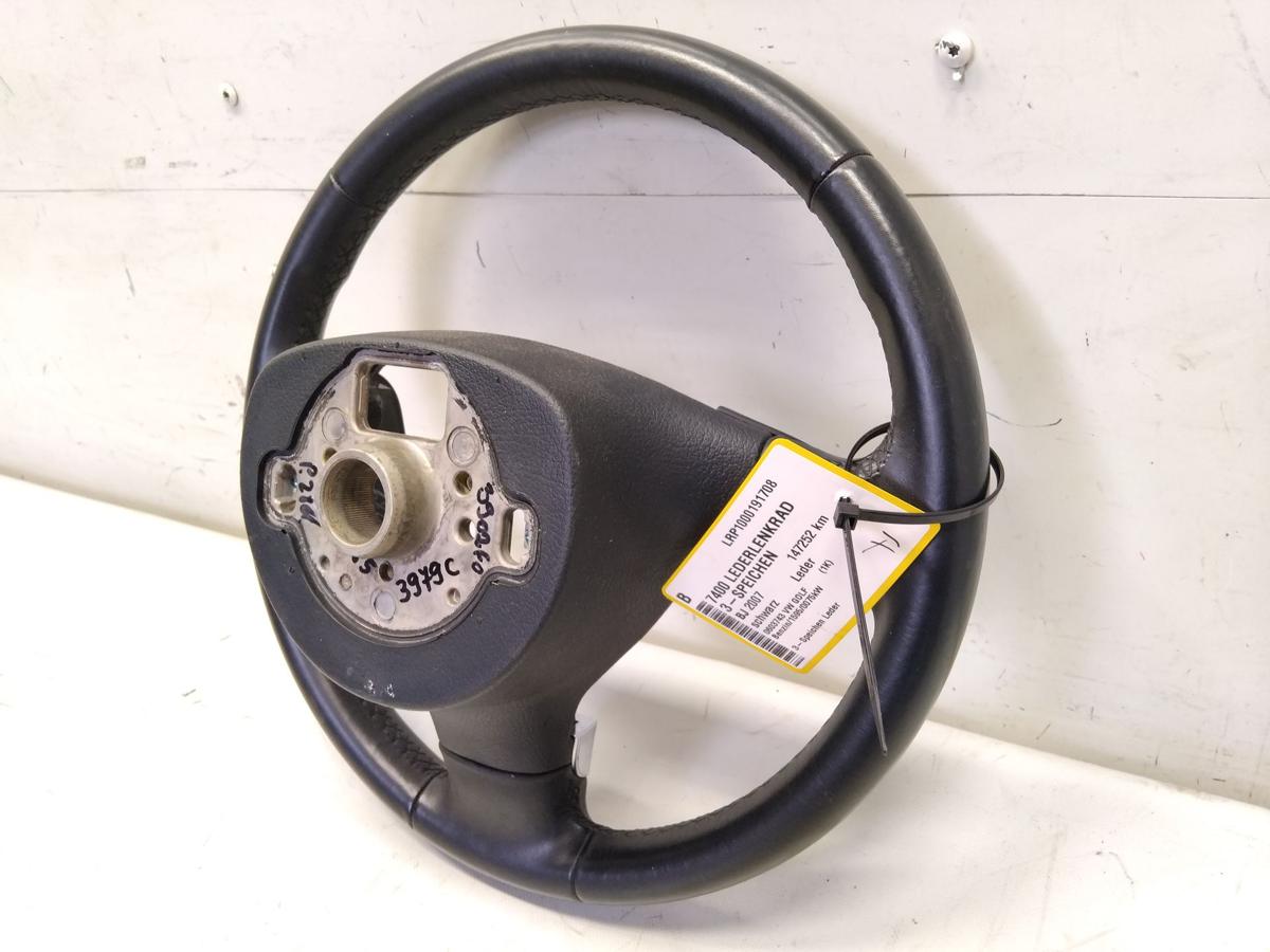 VW Golf 5 1K original 3-Speichen Lederlenkrad schwarz BJ2007
